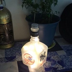 Lighted Yanks Bottle on JD bottles